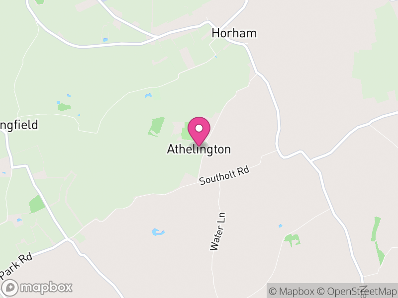 Map of Athelington, Mid Suffolk