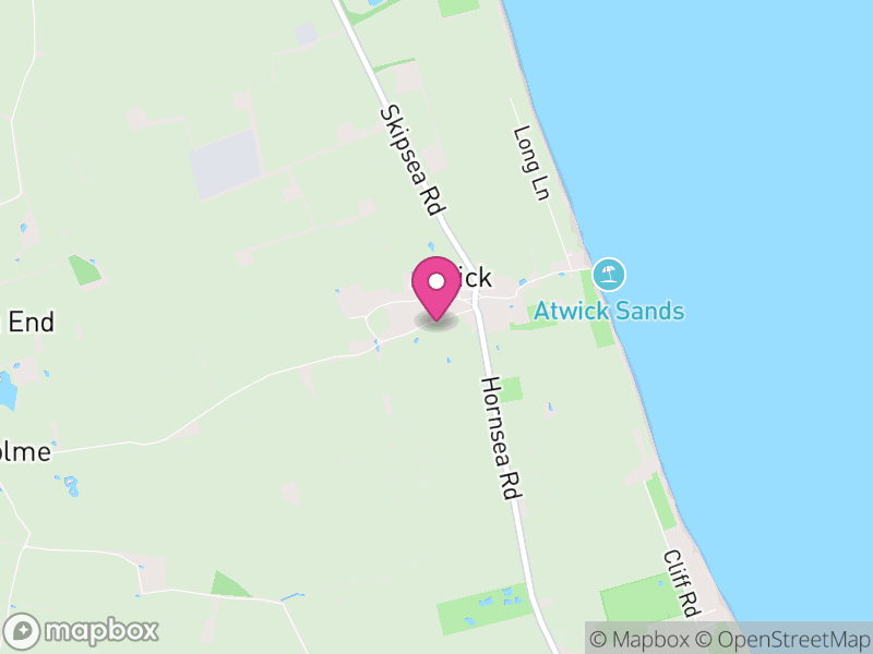 Map of Atwick, East Riding of Yorkshire