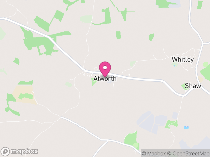 Map of Atworth, Wiltshire