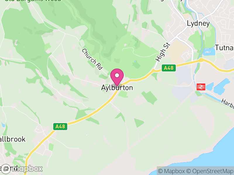 Map of Aylburton, Forest of Dean