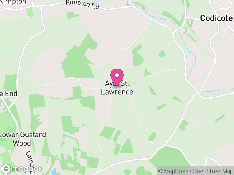 Map of Ayot St Lawrence, Welwyn Hatfield