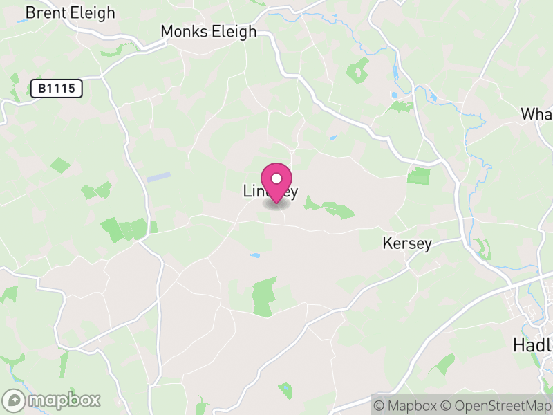 Map of Babergh, Suffolk