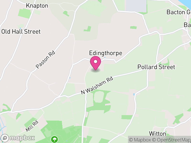 Map of Bacton, North Norfolk