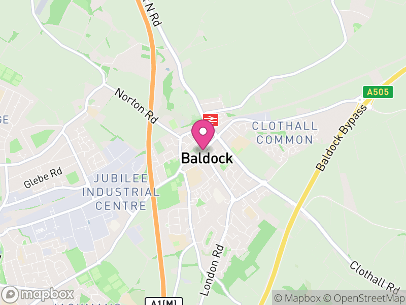 Map of Baldock
