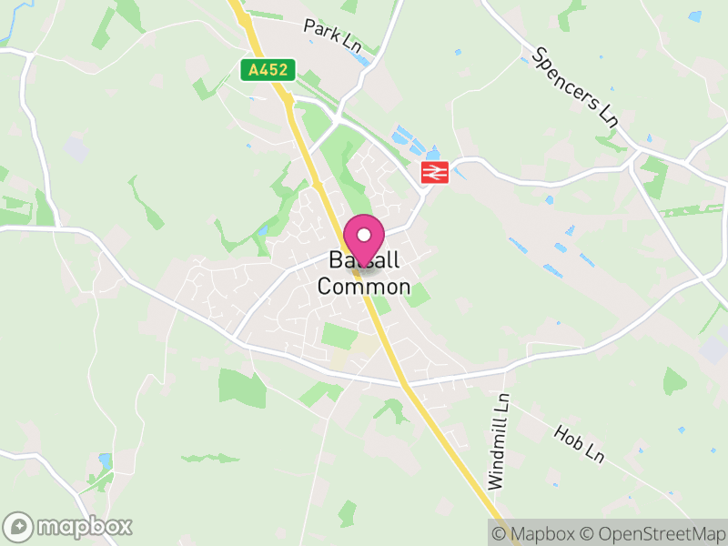 Map of Balsall, Solihull