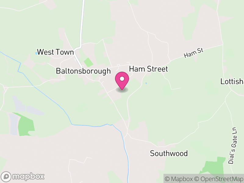 Map of Baltonsborough, Somerset