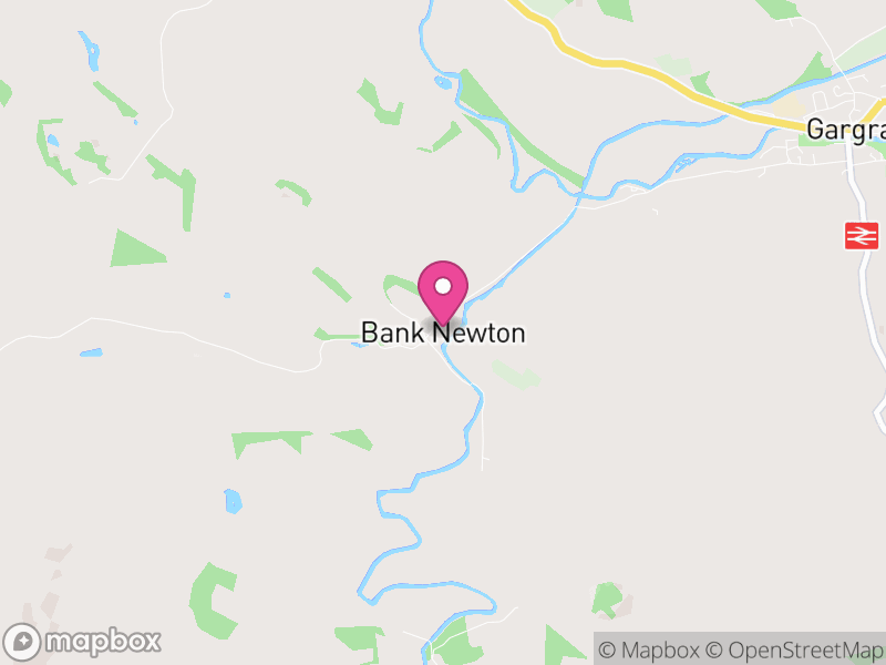 Map of Bank Newton, North Yorkshire