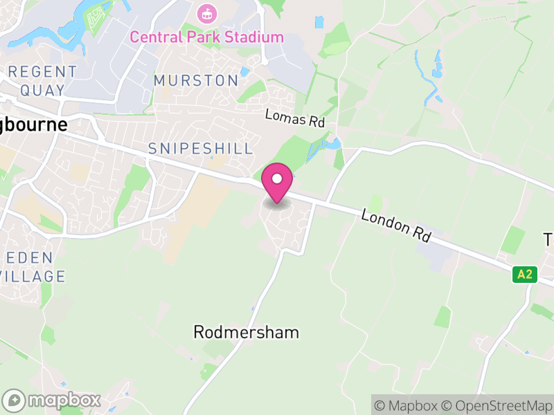 Map of Bapchild, Swale