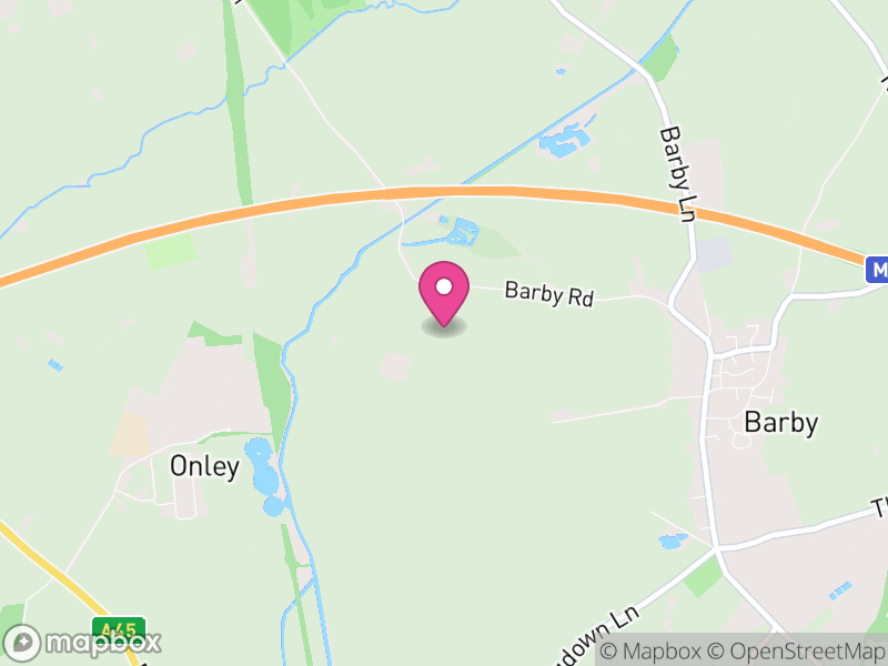 Map of Barby, West Northamptonshire
