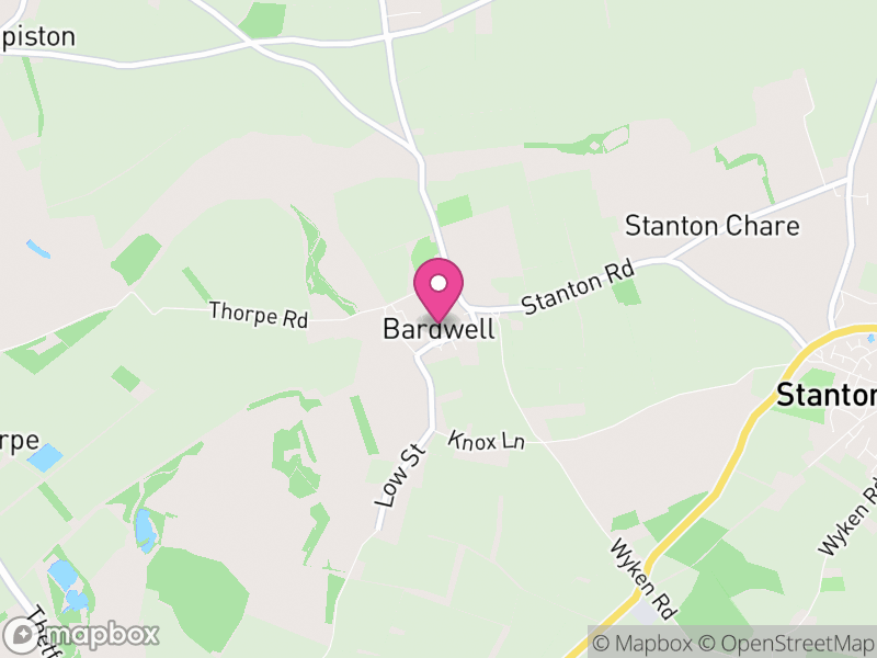 Map of Bardwell, West Suffolk