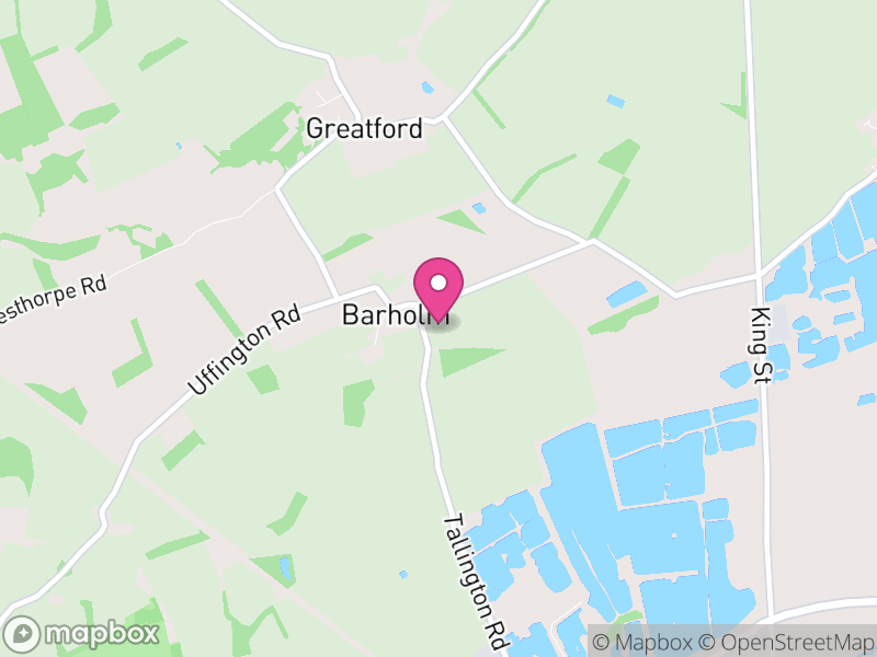 Map of Barholm and Stowe, South Kesteven