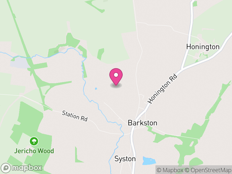 Map of Barkston, South Kesteven