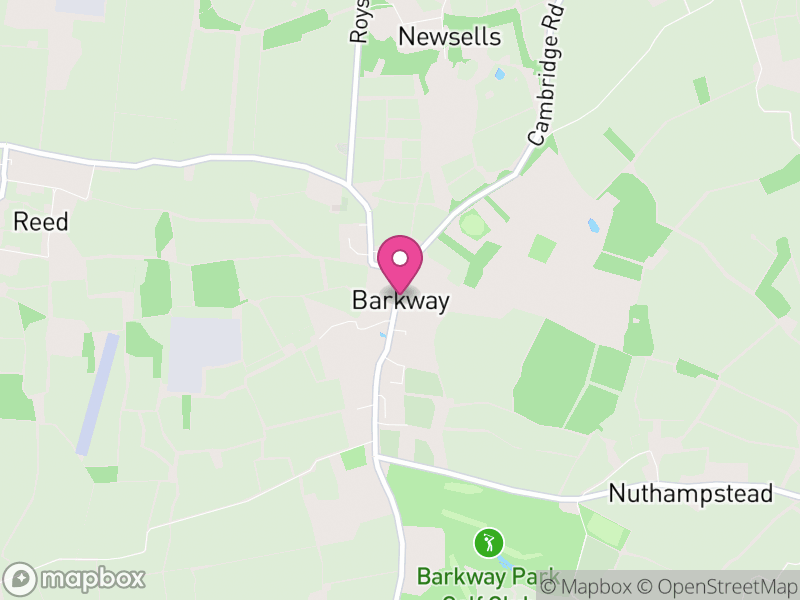 Map of Barkway, North Hertfordshire