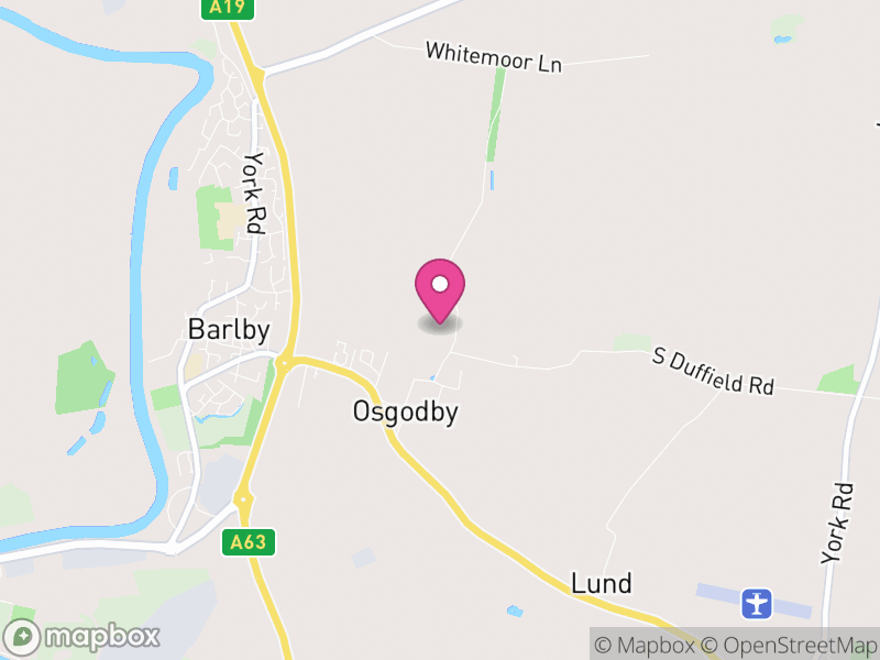 Map of Barlby with Osgodby, North Yorkshire