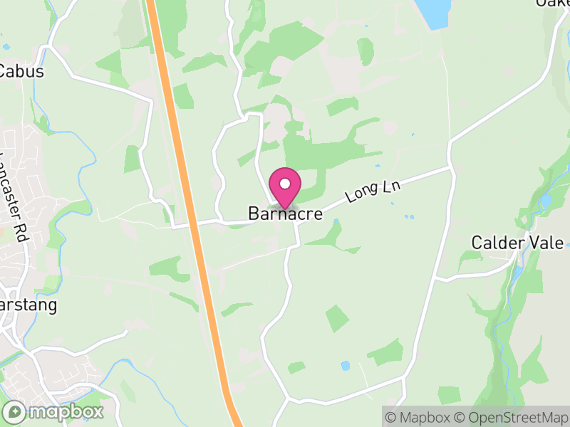 Map of Barnacre-with-Bonds, Wyre