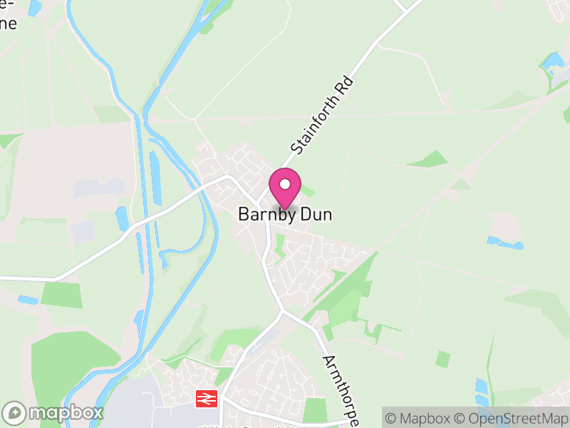 Map of Barnby Dun with Kirk Sandall, Doncaster