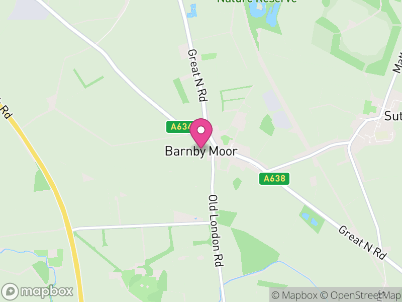 Map of Barnby Moor, Bassetlaw
