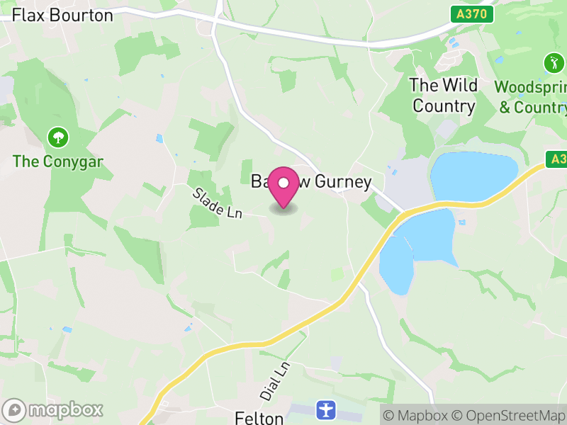 Map of Barrow Gurney, North Somerset
