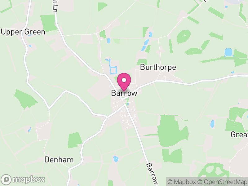 Map of Barrow, West Suffolk