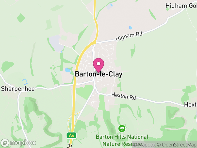 Map of Barton-le-Clay, Central Bedfordshire