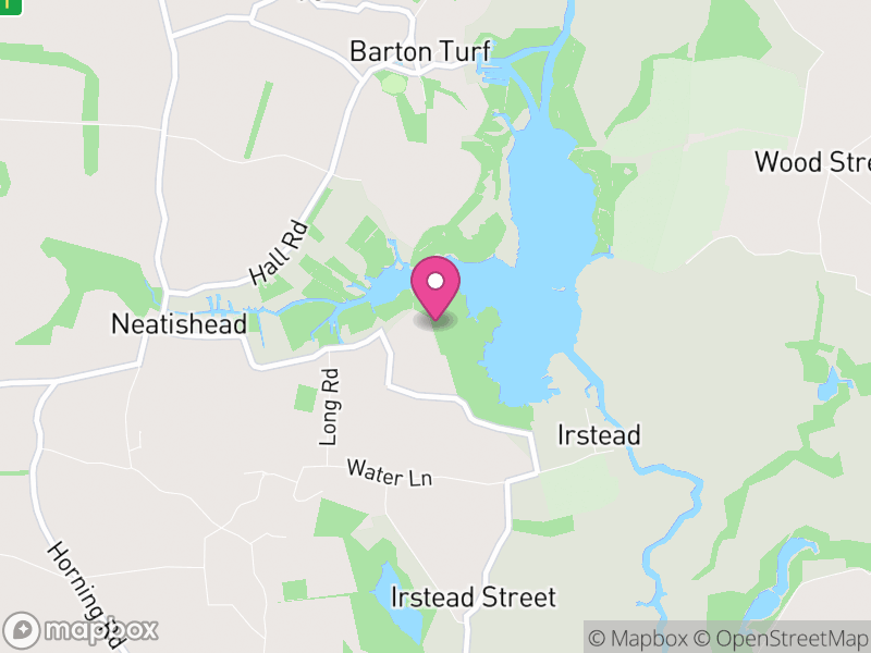 Map of Barton Turf, North Norfolk