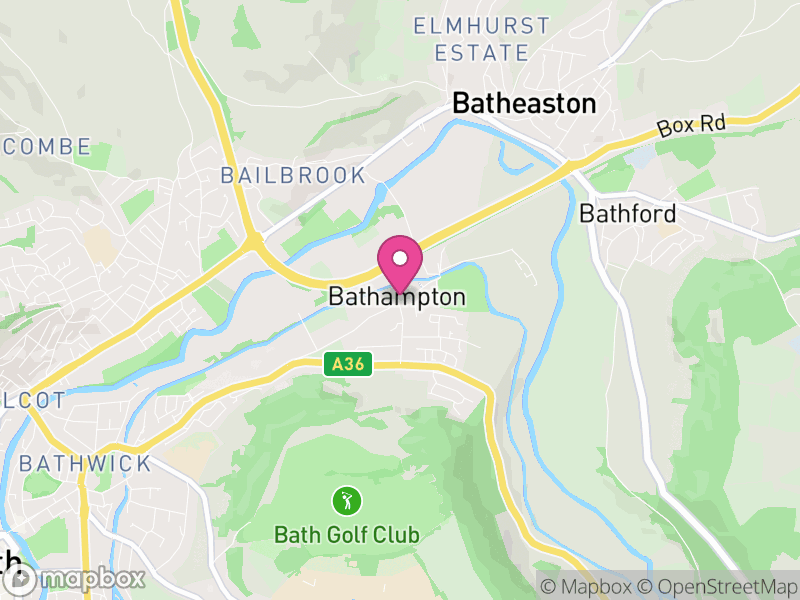 Map of Bathampton, Bath and North East Somerset