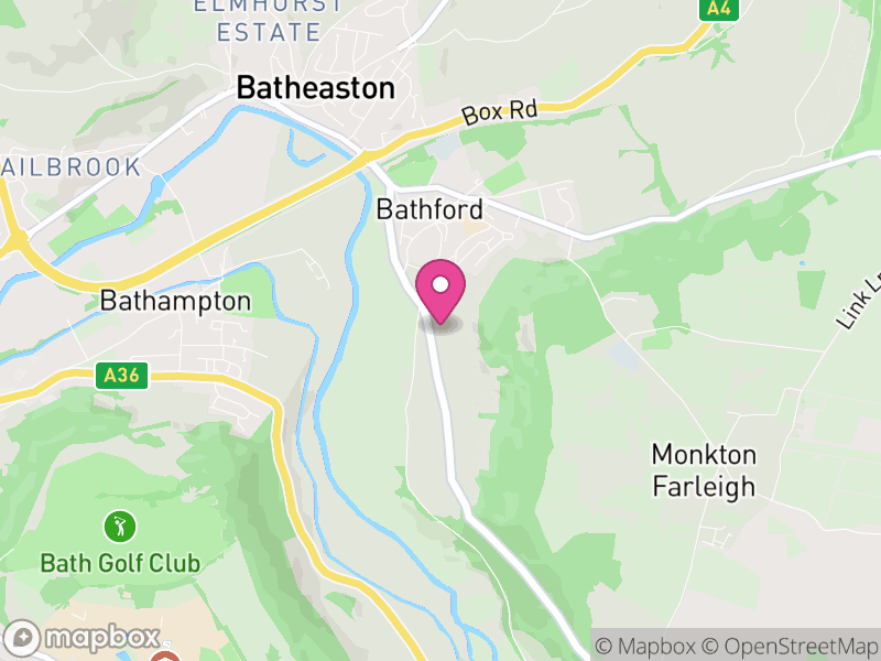 Map of Bathford, Bath and North East Somerset