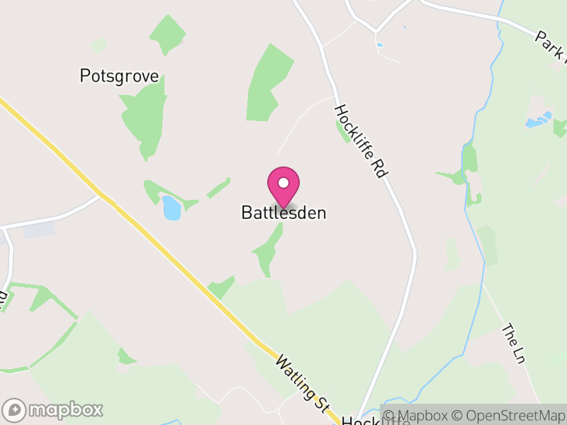 Map of Battlesden, Central Bedfordshire