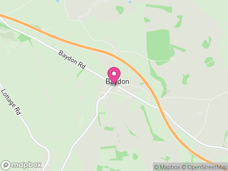 Map of Baydon, Wiltshire