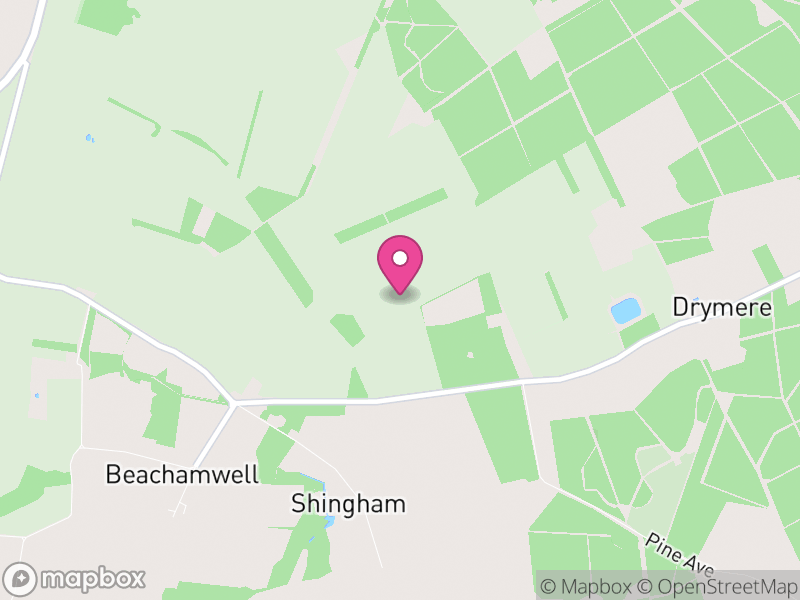 Map of Beachamwell, Breckland