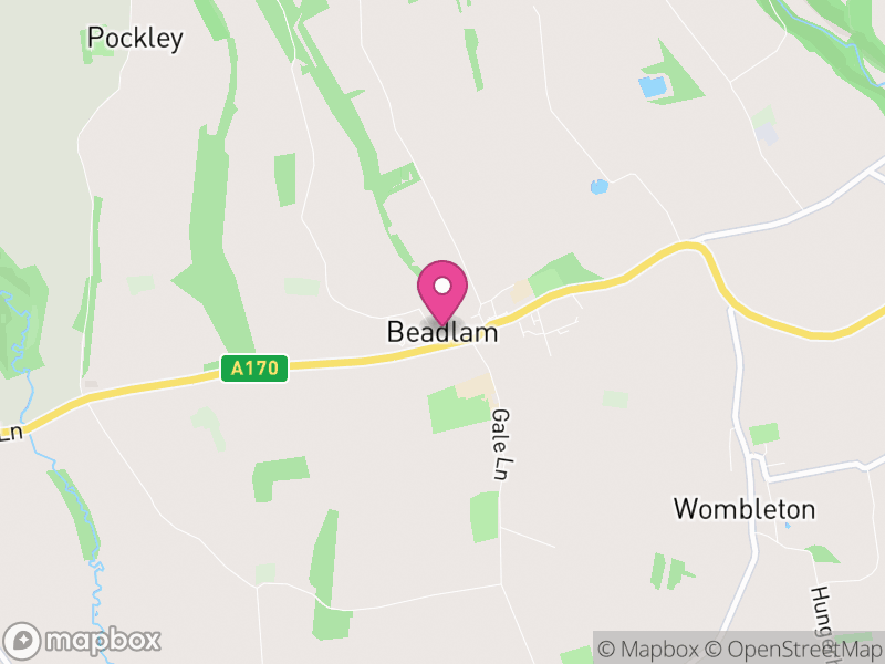 Map of Beadlam, North Yorkshire