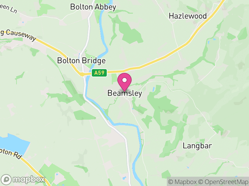 Map of Beamsley, North Yorkshire