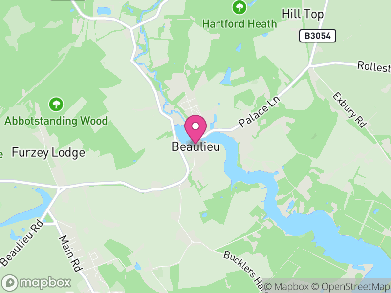 Map of Beaulieu, New Forest
