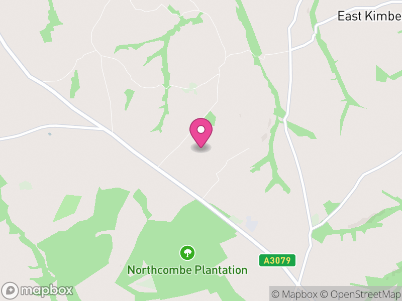 Map of Beaworthy, West Devon