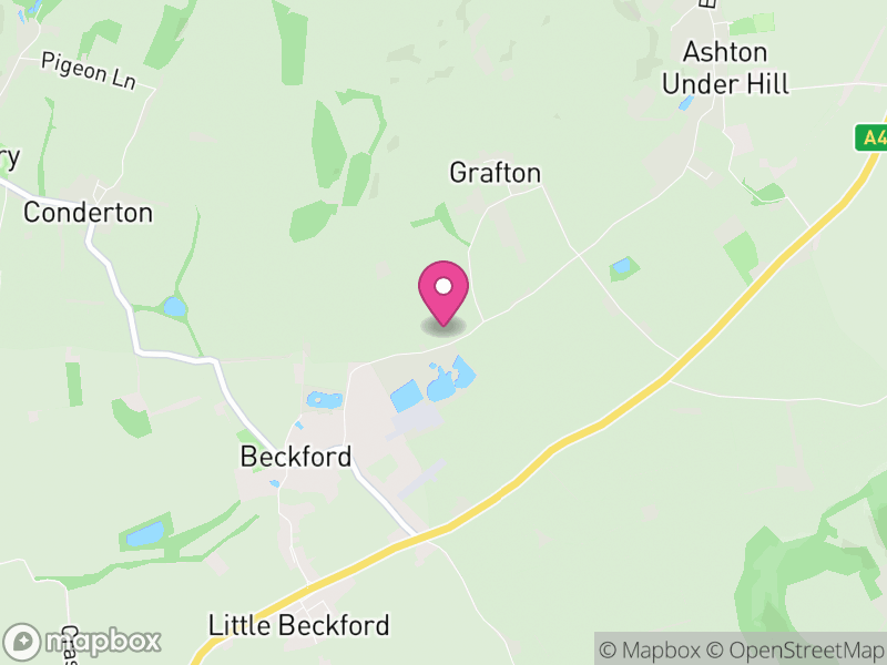 Map of Beckford, Wychavon