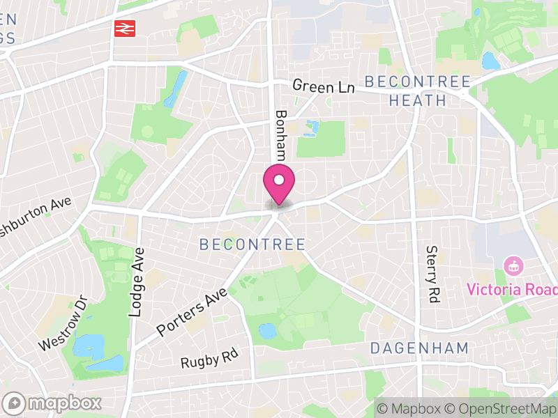 Map of Becontree