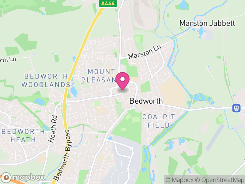 Map of Bedworth