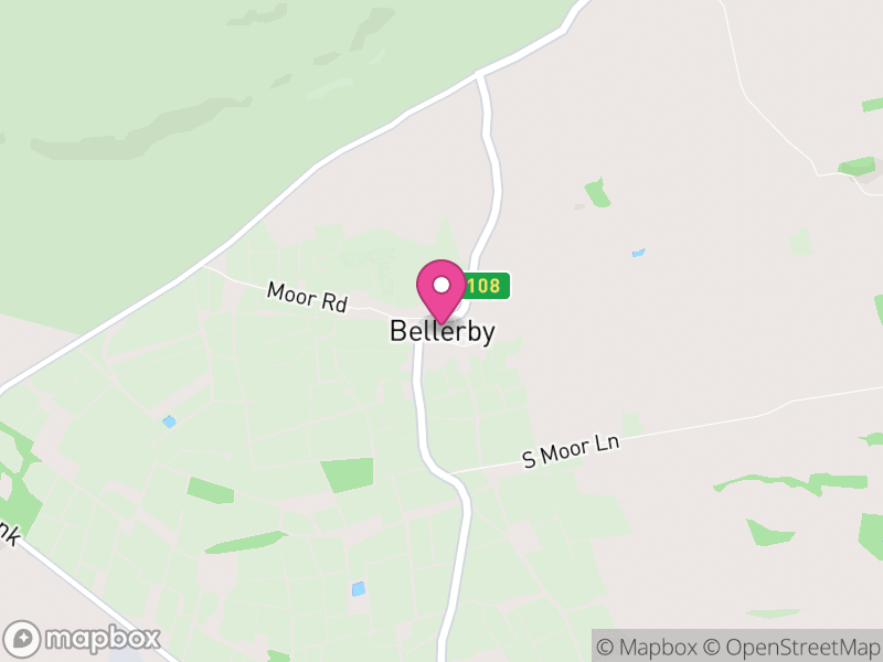 Map of Bellerby, North Yorkshire