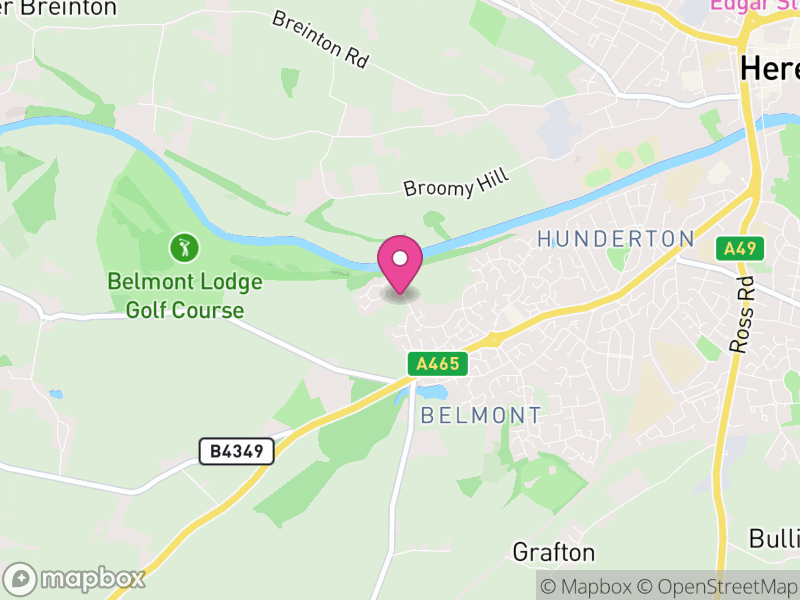 Map of Belmont Rural, Herefordshire