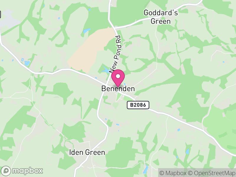 Map of Benenden, Tunbridge Wells