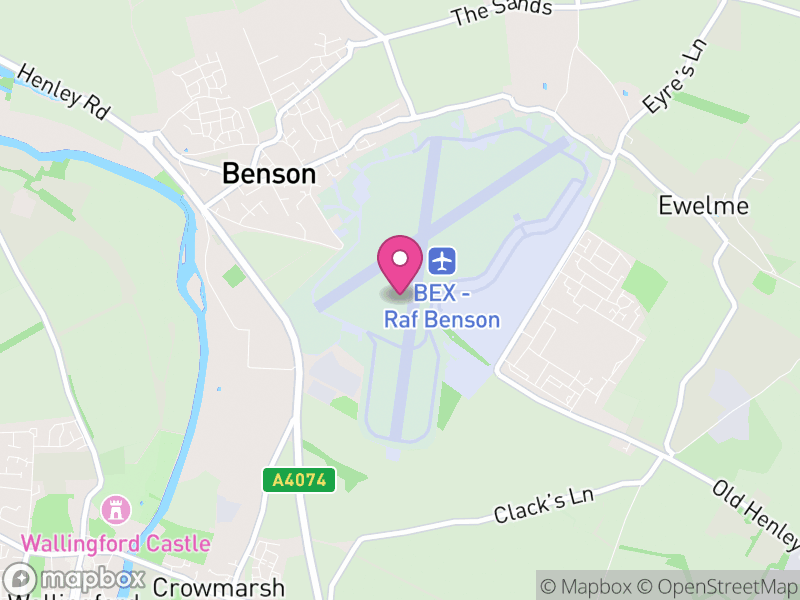Map of Benson, South Oxfordshire