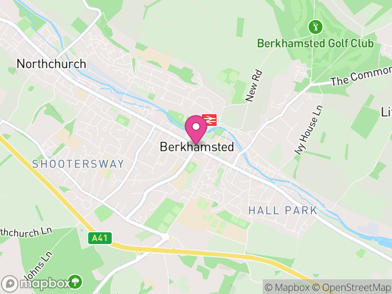 Map of Berkhamsted, Dacorum