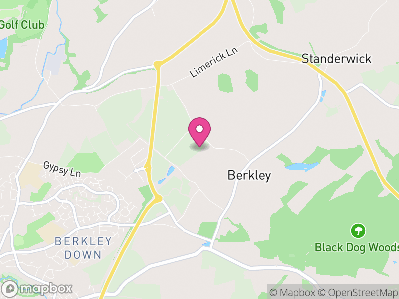 Map of Berkley, Somerset