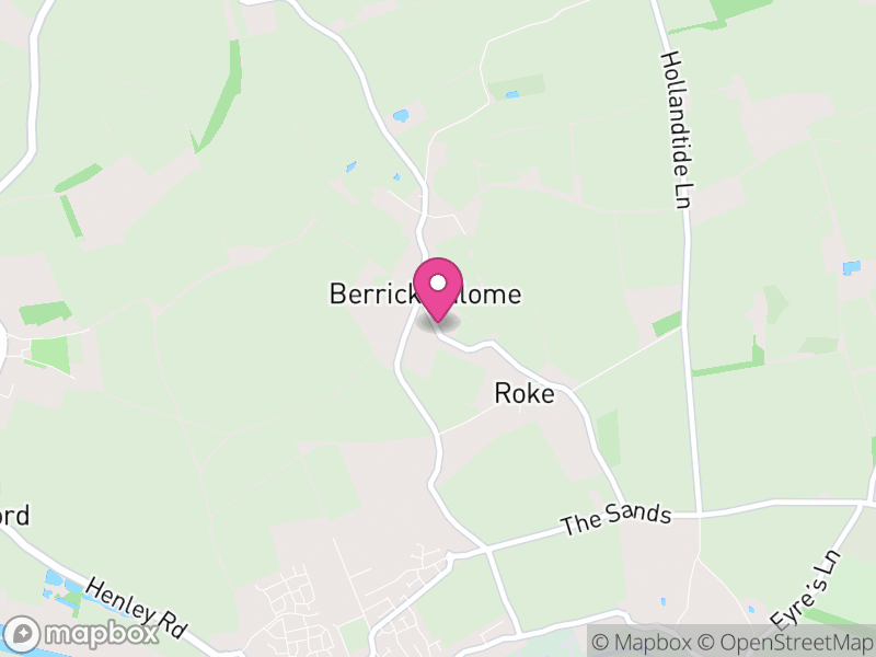 Map of Berrick Salome, South Oxfordshire
