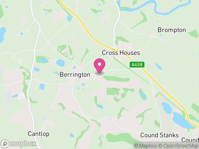 Map of Berrington, England