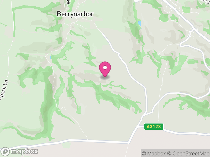 Map of Berrynarbor, North Devon