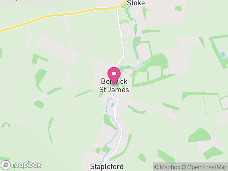 Map of Berwick St. James, Wiltshire