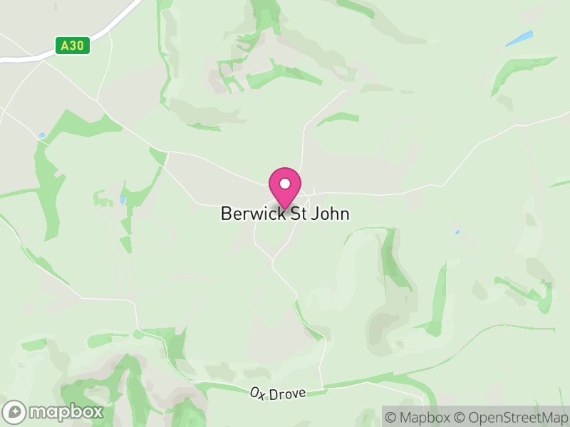 Map of Berwick St. John, Wiltshire