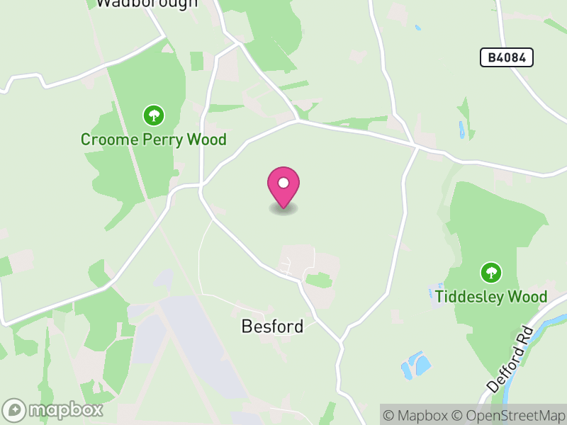 Map of Besford, Wychavon