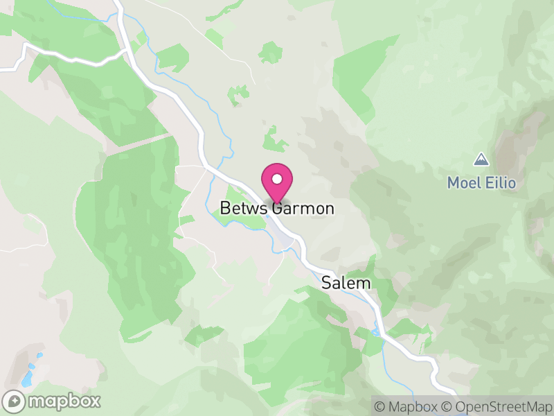 Map of Betws Garmon, Gwynedd